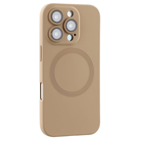 For iPhone 16 Pro Case Compatible with MagSafe Liquid Silicone Phone Cover with Tempered Glass Lens Protector