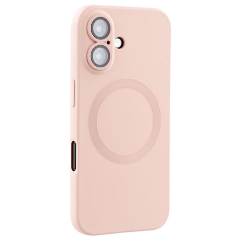 For iPhone 16 Plus Case Compatible with MagSafe Liquid Silicone Phone Cover with Tempered Glass Lens Protector