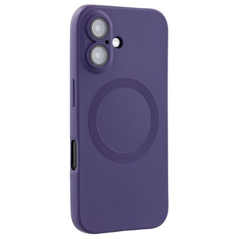 For iPhone 16 Plus Case Compatible with MagSafe Liquid Silicone Phone Cover with Tempered Glass Lens Protector