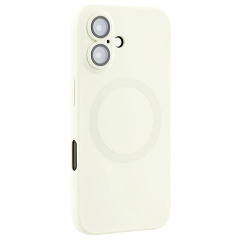 For iPhone 16 Plus Case Compatible with MagSafe Liquid Silicone Phone Cover with Tempered Glass Lens Protector