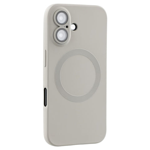 For iPhone 16 Plus Case Compatible with MagSafe Liquid Silicone Phone Cover with Tempered Glass Lens Protector