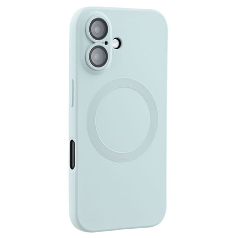 For iPhone 16 Plus Case Compatible with MagSafe Liquid Silicone Phone Cover with Tempered Glass Lens Protector