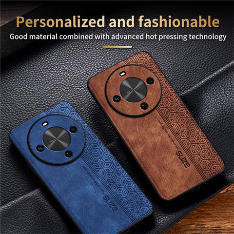 AZNS For Huawei Enjoy 70X Case Protective PU Leather Covered TPU Phone Shell