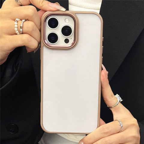 For iPhone 16 Pro Max Case TPU + PC Shockproof Phone Back Cover with Removable Buttons