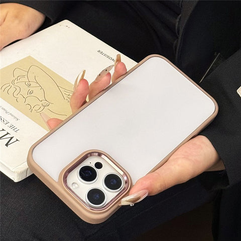 For iPhone 16 Pro Max Case TPU + PC Shockproof Phone Back Cover with Removable Buttons