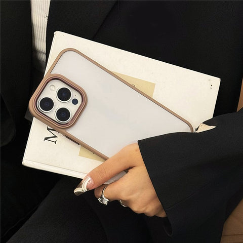 For iPhone 16 Pro Max Case TPU + PC Shockproof Phone Back Cover with Removable Buttons