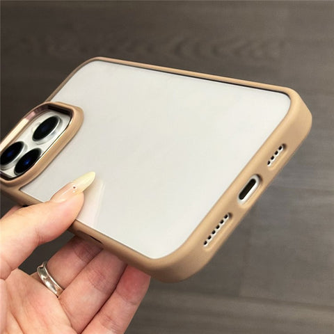 For iPhone 16 Pro Max Case TPU + PC Shockproof Phone Back Cover with Removable Buttons