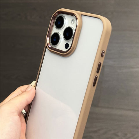 For iPhone 16 Pro Max Case TPU + PC Shockproof Phone Back Cover with Removable Buttons