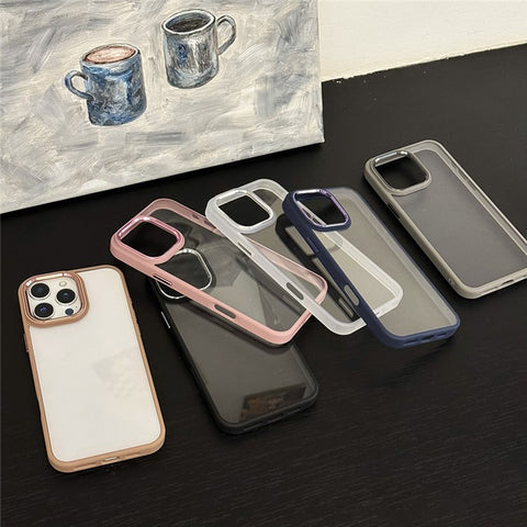 For iPhone 16 Pro Max Case TPU + PC Shockproof Phone Back Cover with Removable Buttons