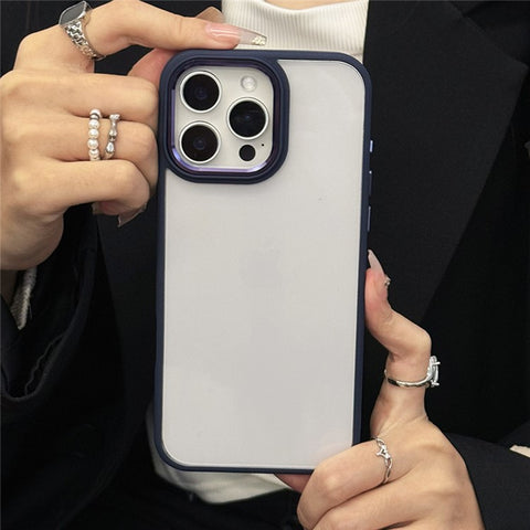 For iPhone 16 Pro Max Case TPU + PC Shockproof Phone Back Cover with Removable Buttons