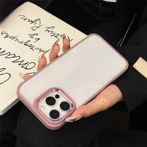 For iPhone 16 Pro Max Case TPU + PC Shockproof Phone Back Cover with Removable Buttons