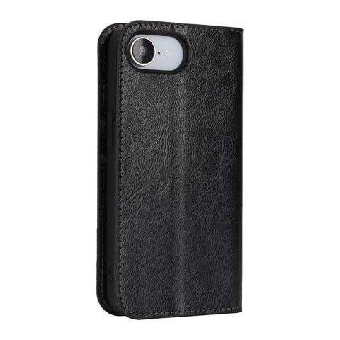 For iPhone 17e / 16e Case Crazy Horse Texture Split Leather Wallet Phone Cover