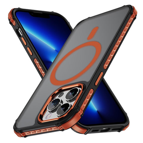 For iPhone 13 Pro Max Case Compatible with MagSafe PC + TPU Skin Feeling Back Cover