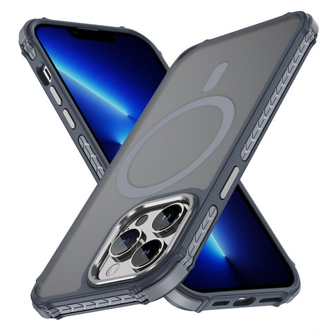 For iPhone 13 Pro Max Case Compatible with MagSafe PC + TPU Skin Feeling Back Cover