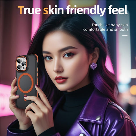 For iPhone 13 Pro Case Compatible with MagSafe PC + TPU Skin Feeling Back Cover