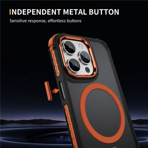 For iPhone 14 Pro Max Case Compatible with MagSafe PC + TPU Skin Feeling Back Cover