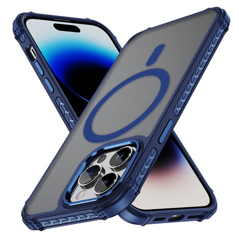 For iPhone 14 Pro Max Case Compatible with MagSafe PC + TPU Skin Feeling Back Cover
