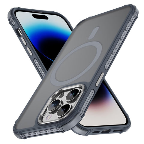 For iPhone 14 Pro Case Compatible with MagSafe PC + TPU Skin Feeling Back Cover