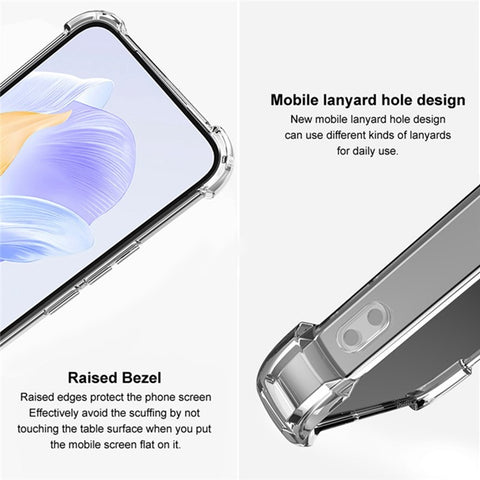 IMAK UX-4 Series TPU Case for Xiaomi Redmi 13C 5G / 13R 5G / Poco M6 5G Straight Frame Clear Phone Cover