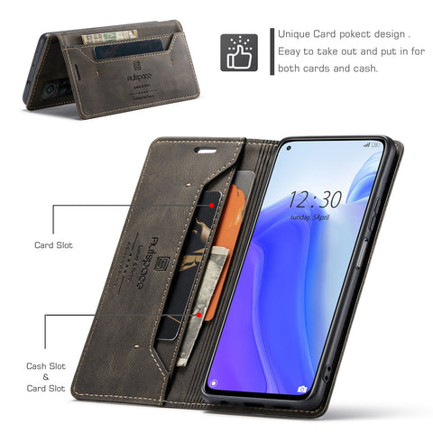 AUTSPACE For Xiaomi Mi 10T Pro 5G / Xiaomi Redmi K30S / Xiaomi Mi 10T 5G Wallet Case  A01 Leather Stand Cover with RFID Blocking Card Holder