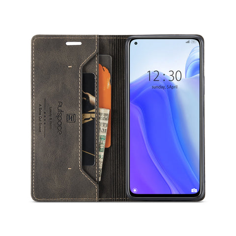 AUTSPACE For Xiaomi Mi 10T Pro 5G / Xiaomi Redmi K30S / Xiaomi Mi 10T 5G Wallet Case  A01 Leather Stand Cover with RFID Blocking Card Holder
