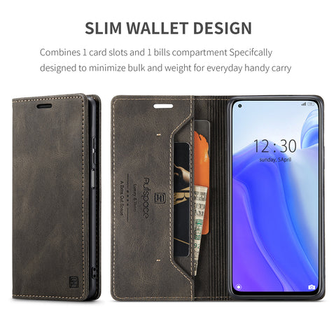 AUTSPACE For Xiaomi Mi 10T Pro 5G / Xiaomi Redmi K30S / Xiaomi Mi 10T 5G Wallet Case  A01 Leather Stand Cover with RFID Blocking Card Holder