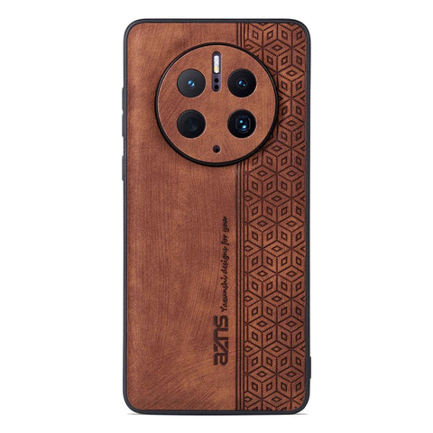 AZNS Cell Phone Cover For Huawei Mate 50 Pro 4G, Imprinted Pattern Anti-drop Phone Case PU Leather Coated TPU Shell