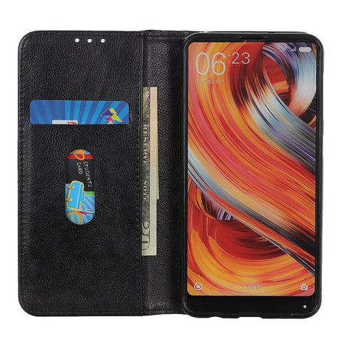 For iPhone 17e / 16e Stand Case Split Leather Litchi Texture Wallet Phone Cover