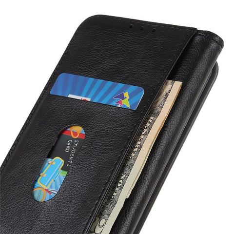 For iPhone 17e / 16e Stand Case Split Leather Litchi Texture Wallet Phone Cover