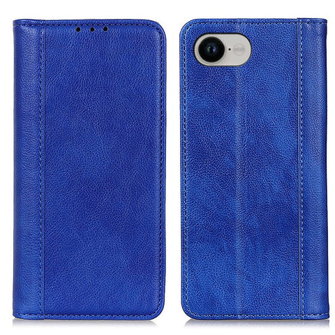 For iPhone 17e / 16e Stand Case Split Leather Litchi Texture Wallet Phone Cover