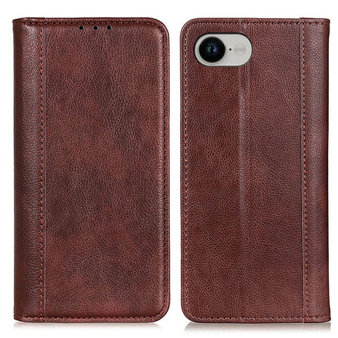 For iPhone 17e / 16e Stand Case Split Leather Litchi Texture Wallet Phone Cover