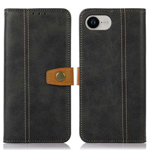 For iPhone 17e / 16e Case Calf Texture Flip Leather Phone Cover