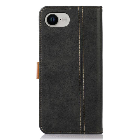 For iPhone 17e / 16e Case Calf Texture Flip Leather Phone Cover