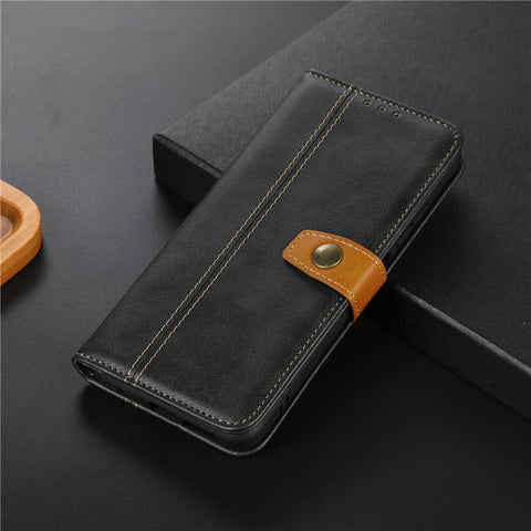 For iPhone 17e / 16e Case Calf Texture Flip Leather Phone Cover