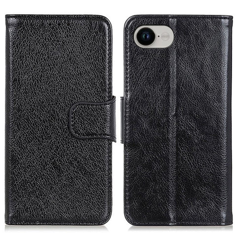 For iPhone 17e / 16e Case Nappa Texture Split Leather Wallet Phone Cover