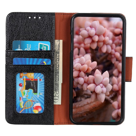 For iPhone 17e / 16e Case Nappa Texture Split Leather Wallet Phone Cover