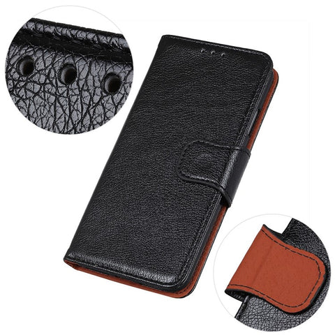 For iPhone 17e / 16e Case Nappa Texture Split Leather Wallet Phone Cover