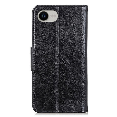 For iPhone 17e / 16e Case Nappa Texture Split Leather Wallet Phone Cover