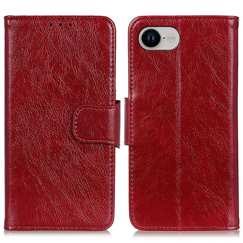 For iPhone 17e / 16e Case Nappa Texture Split Leather Wallet Phone Cover