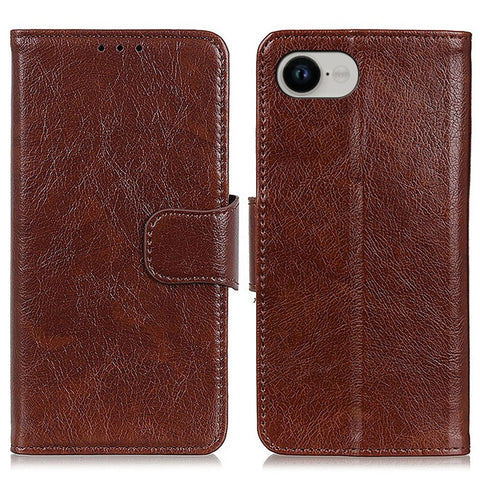 For iPhone 17e / 16e Case Nappa Texture Split Leather Wallet Phone Cover