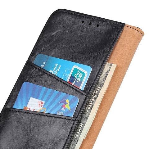 For iPhone 17e / 16e Case Crazy Horse Texture Split Leather Wallet Phone Cover