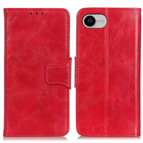 For iPhone 17e / 16e Case Crazy Horse Texture Split Leather Wallet Phone Cover