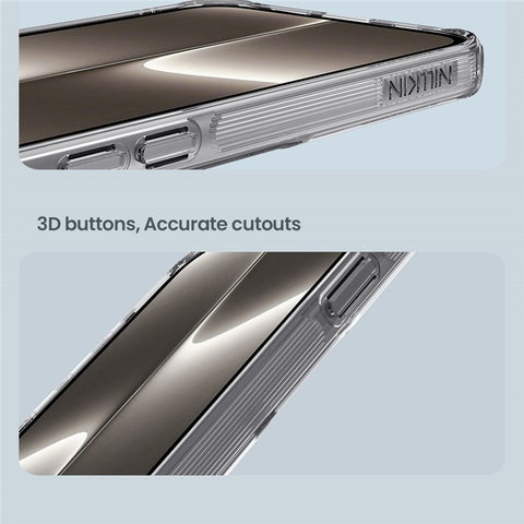 NILLKIN Nature Pro Series for iPhone 17e / 16e Case Compatible with MagSafe TPU + PC Ultra Clear Phone Case Compatible with MagSafe