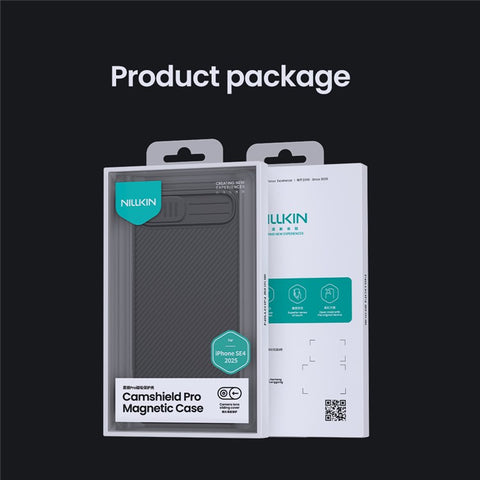NILLKIN Camshield Pro for iPhone 17e / 16e Case Compatible with MagSafe TPU + PC Phone Cover with Slider Camera