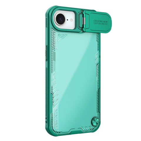 NILLKIN Iceblade CamProp For iPhone 17e / 16e Case Lens Cover Kickstand PC + TPU Phone Cover