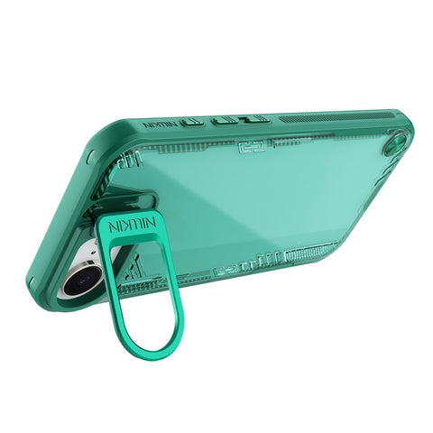 NILLKIN Iceblade CamProp For iPhone 17e / 16e Case Lens Frame Kickstand PC + TPU Phone Cover