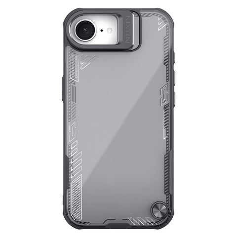 NILLKIN Iceblade CamProp For iPhone 17e / 16e Case Lens Frame Kickstand PC + TPU Phone Cover