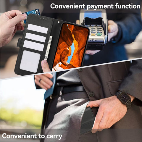 For iPhone 17e / 16e Case RFID Blocking Flip Leather Phone Cover