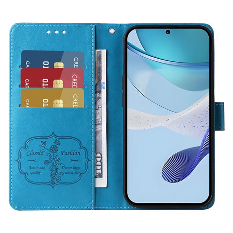 For Oppo A5 5G / 4G / Realme C75 5G / C75 4G / C73 5G / C71 4G / 14x 5G Case Butterfly Floral Imprint Wallet Stand Leather Phone Cover