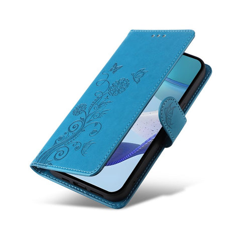 For Oppo A5 5G / 4G / Realme C75 5G / C75 4G / C73 5G / C71 4G / 14x 5G Case Butterfly Floral Imprint Wallet Stand Leather Phone Cover